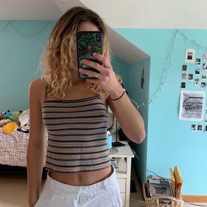 striped tank top